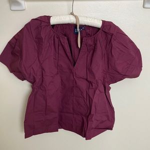 NWT Maroon Gap blouse